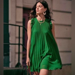 Sézane Green Dress - Robe Philippine